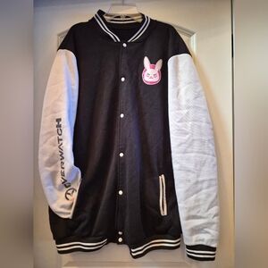 Unisex Overwatch Button Down Sweatshirt Baseball Letterman's Jacket